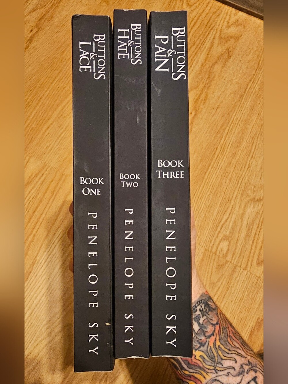 Buttons And Lace Books 1-3 Lot Used Like New